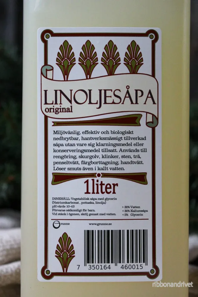 Linoljesåpa från Grunne, original – 1 Liter - Bild 3