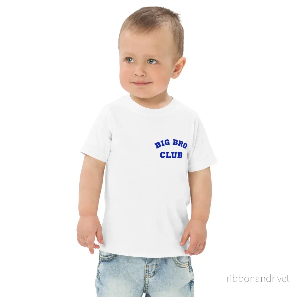 Big Bro Club T-shirt – Blå text Big Bro Club T-shirt – Blå text
