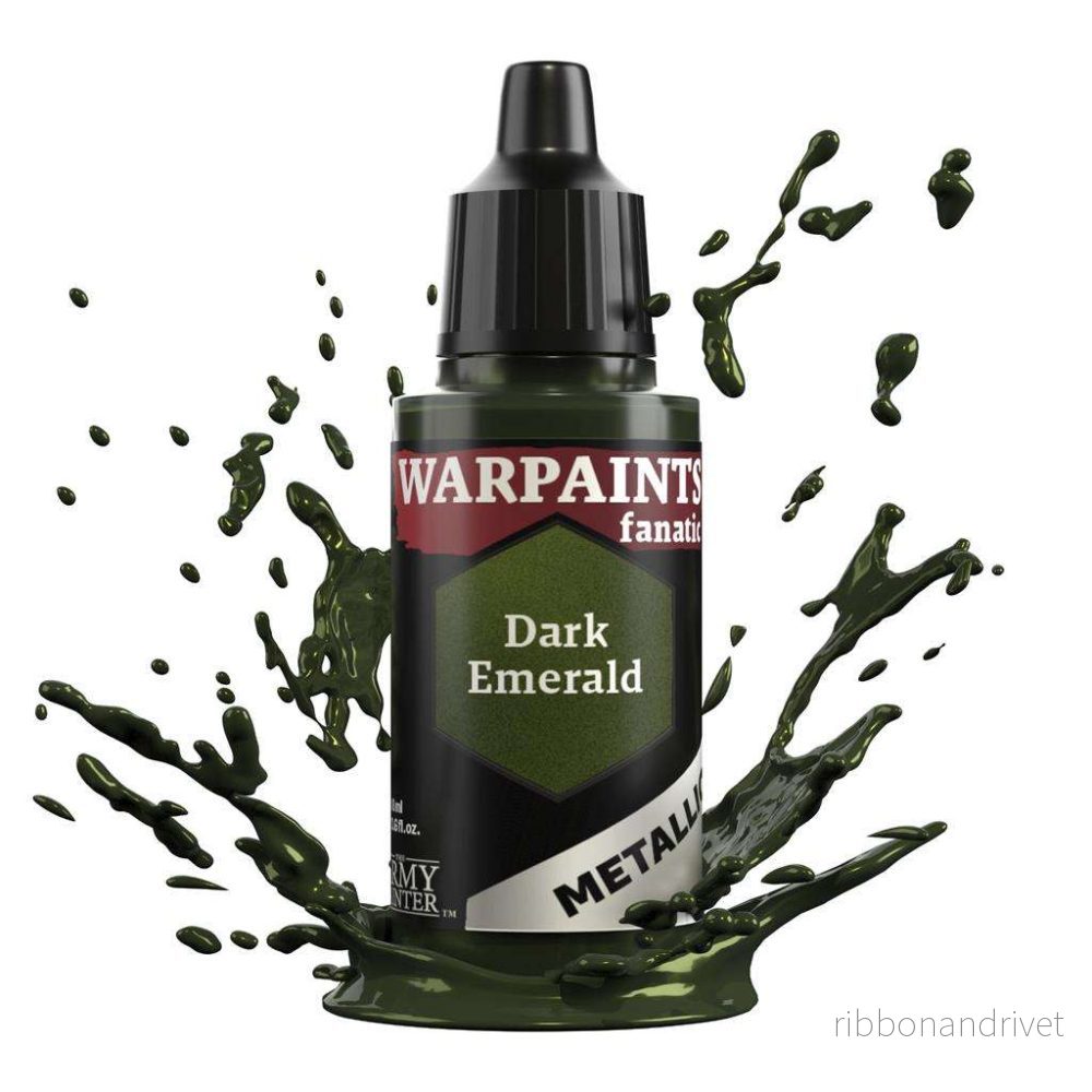 Army Painter – Warpaints Fanatic Metallic: Dark Emerald Army Painter – Warpaints Fanatic Metallic: Dark Emerald
