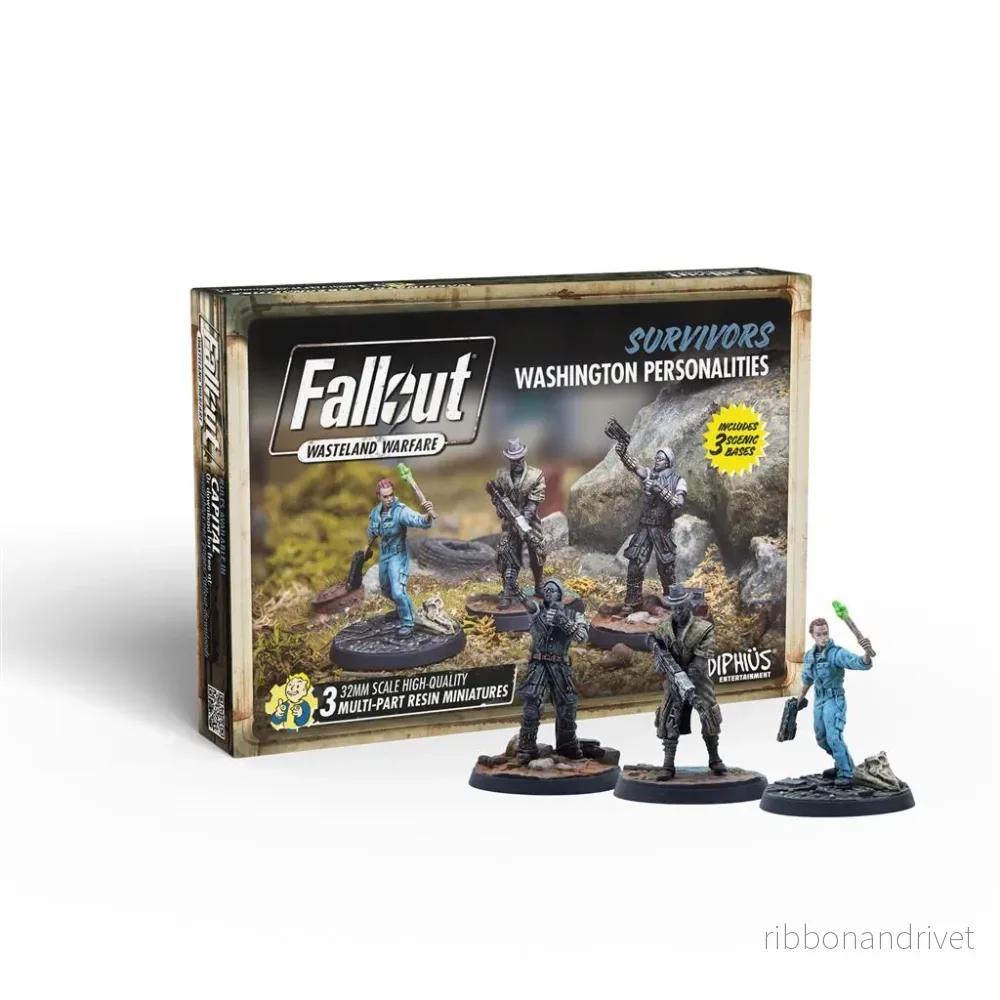 Fallout: Wasteland Warfare – Survivors: Washington Personligheter Fallout: Wasteland Warfare – Survivors: Washington Personligheter