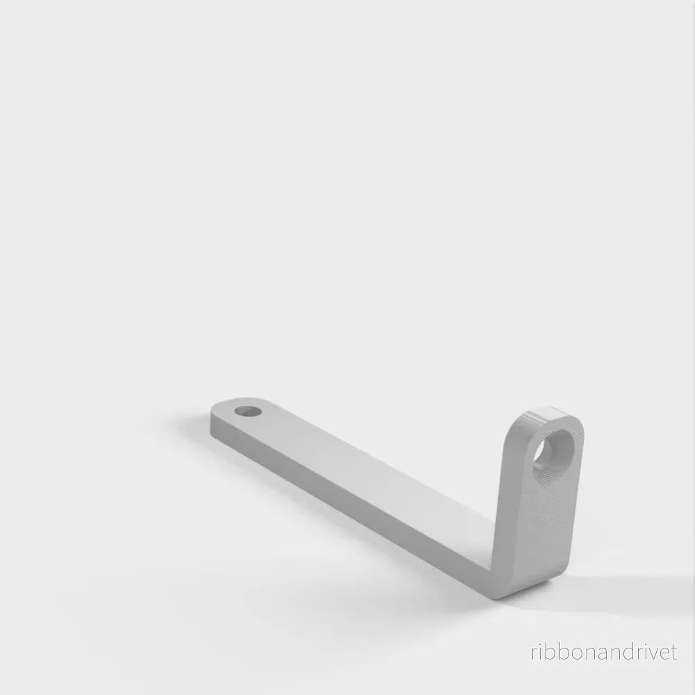 Vinkelfäste för att fästa 2 IKEA Billy-hyllor