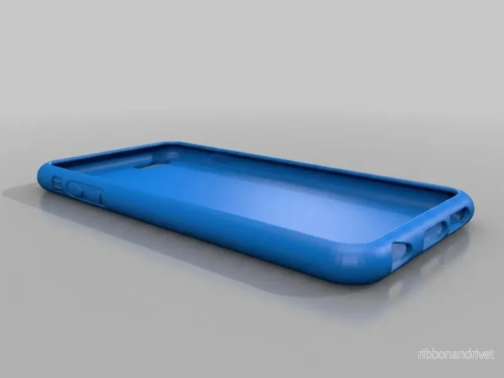Flexibelt skyddsfodral för iPhone 6 Plus med förbättrade knappar