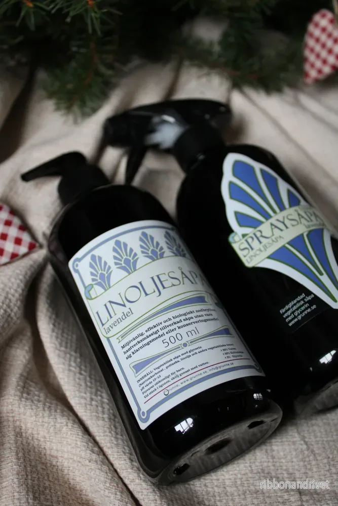Grunne Linoljesåpa Spray lavendel - Bild 2