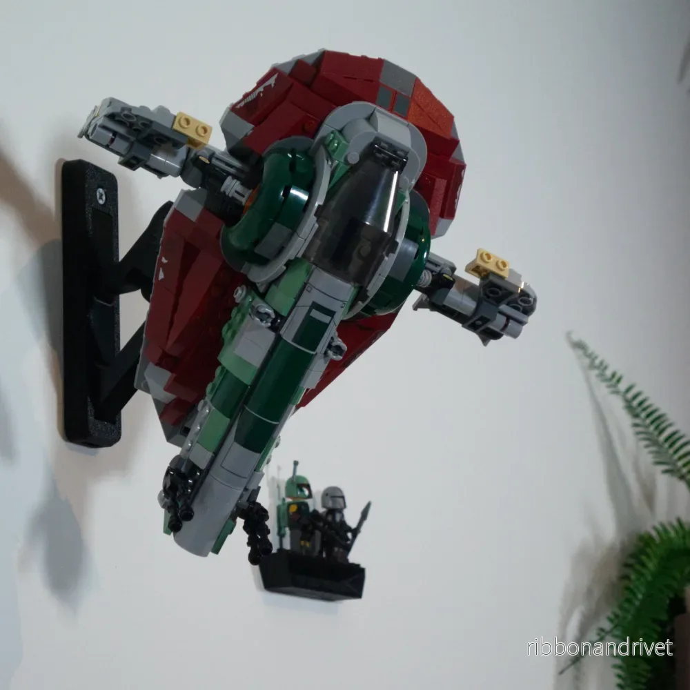 Justerbart väggfäste för LEGO Boba Fetts Starship - Bild 3