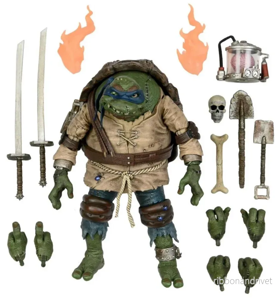 Universal Monsters x TMNT – 7″ Skala Actionfigur – Ultimate Leonardo som Klodden Universal Monsters x TMNT – 7″ Skala Actionfigur – Ultimate Leonardo som Klodden