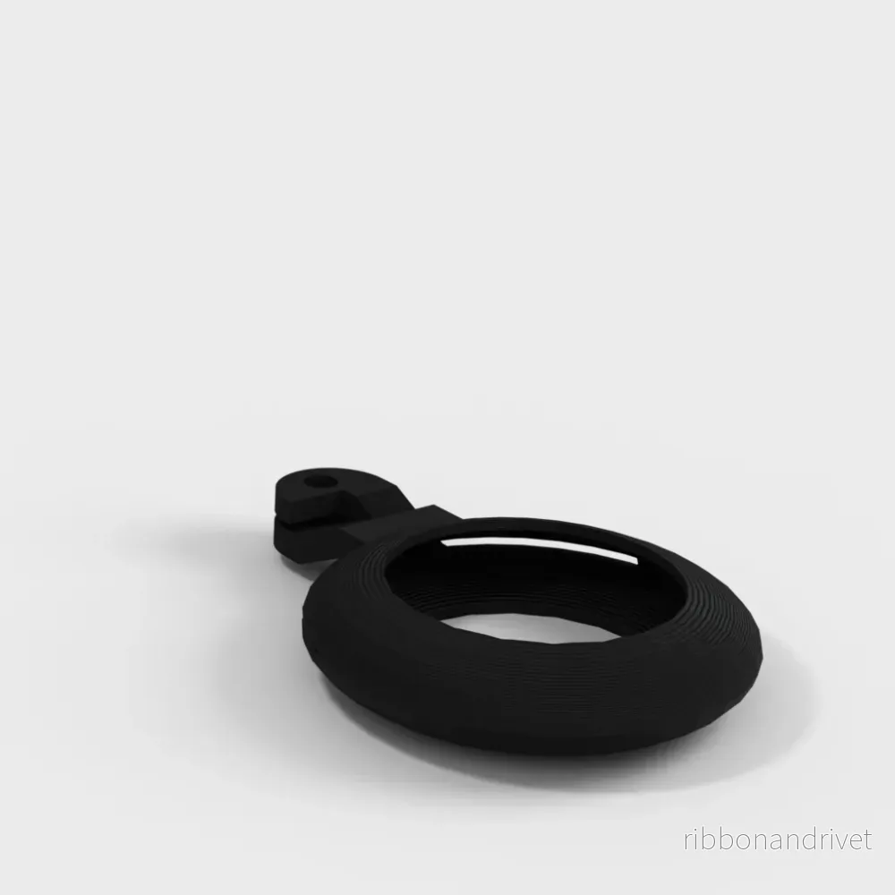 Flexibel AirTag-nyckelringshållare med säkert lås – För din Apple AirTag - Bild 3