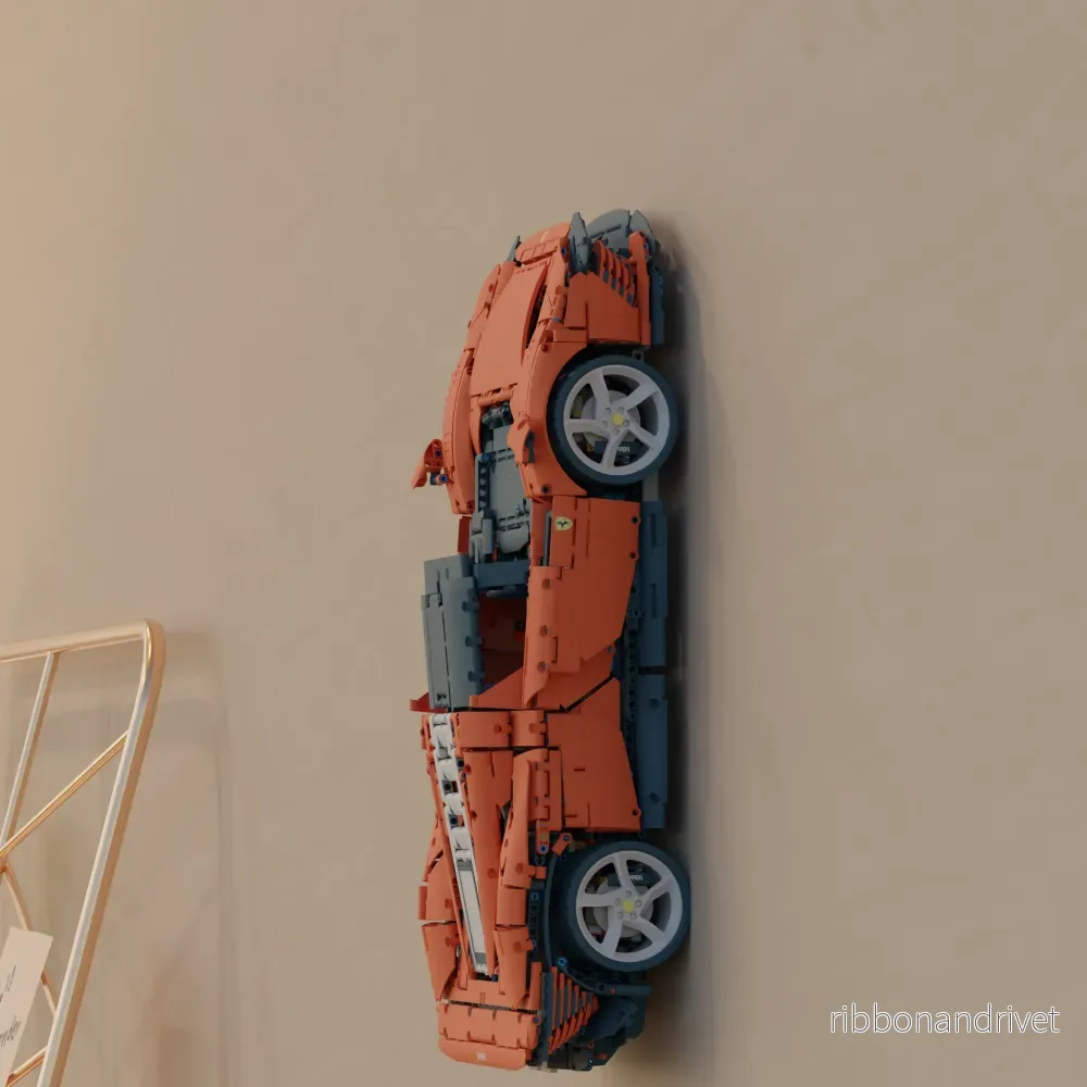 Väggfäste för Lego Ferrari Daytona SP3 Väggfäste för Lego Ferrari Daytona SP3