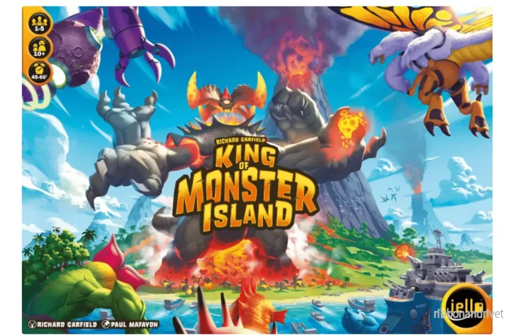 King of Monster Island - Kooperativt Brädspel