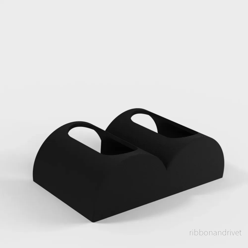 Väggmonterad fjärrkontrollhållare för Roku TV och Vizio Soundbar - Bild 3
