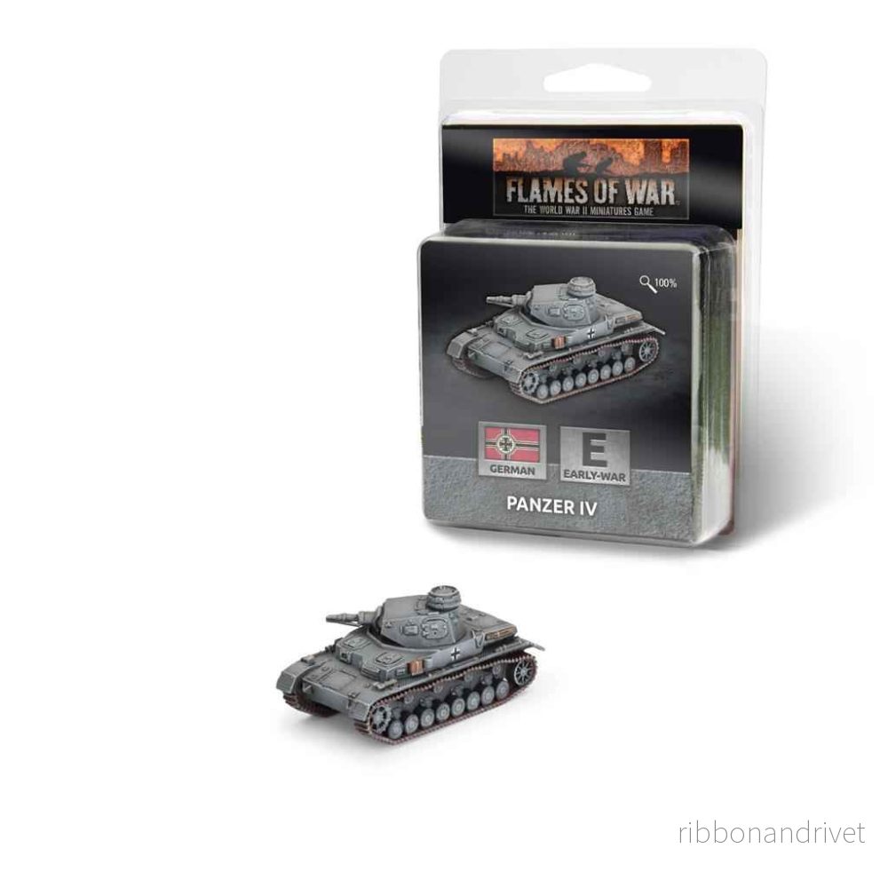 Flames of War – Panzer IV (x1) Flames of War – Panzer IV (x1)