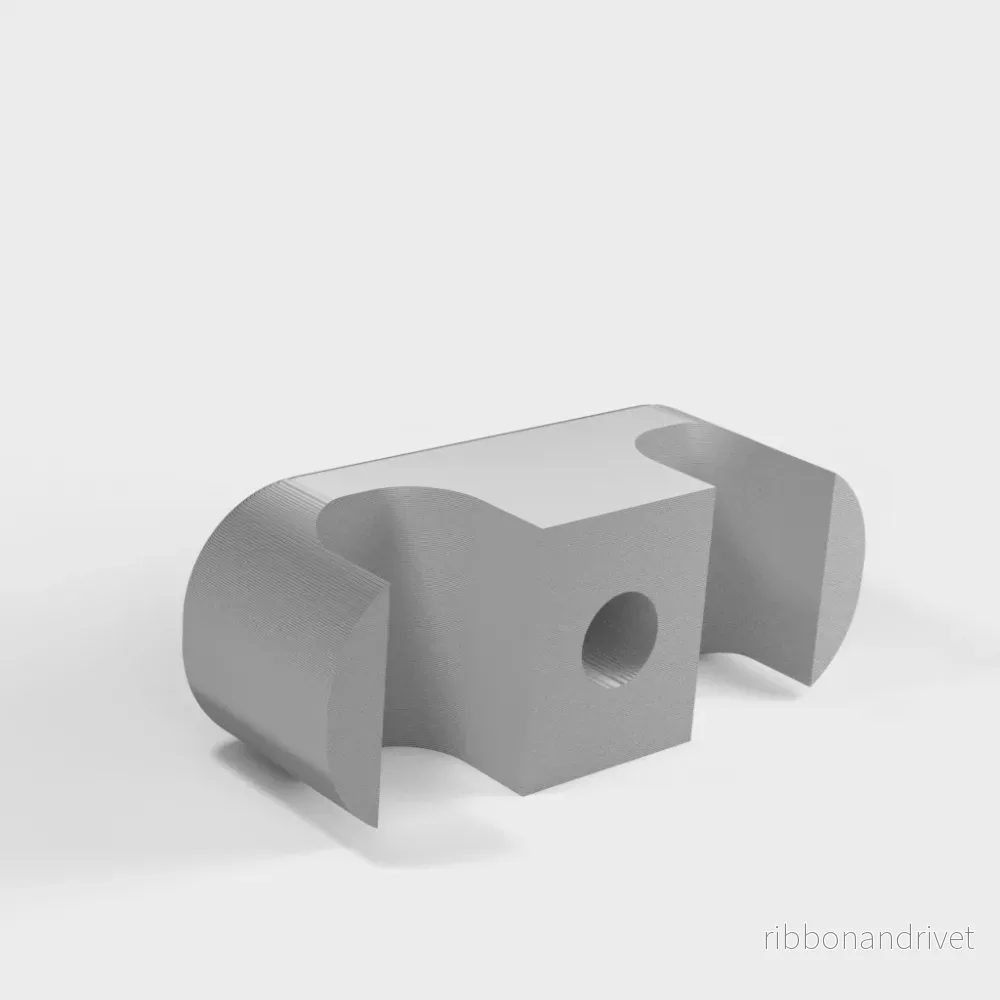 Dubbel Ethernet-kabelklämma - Bild 3