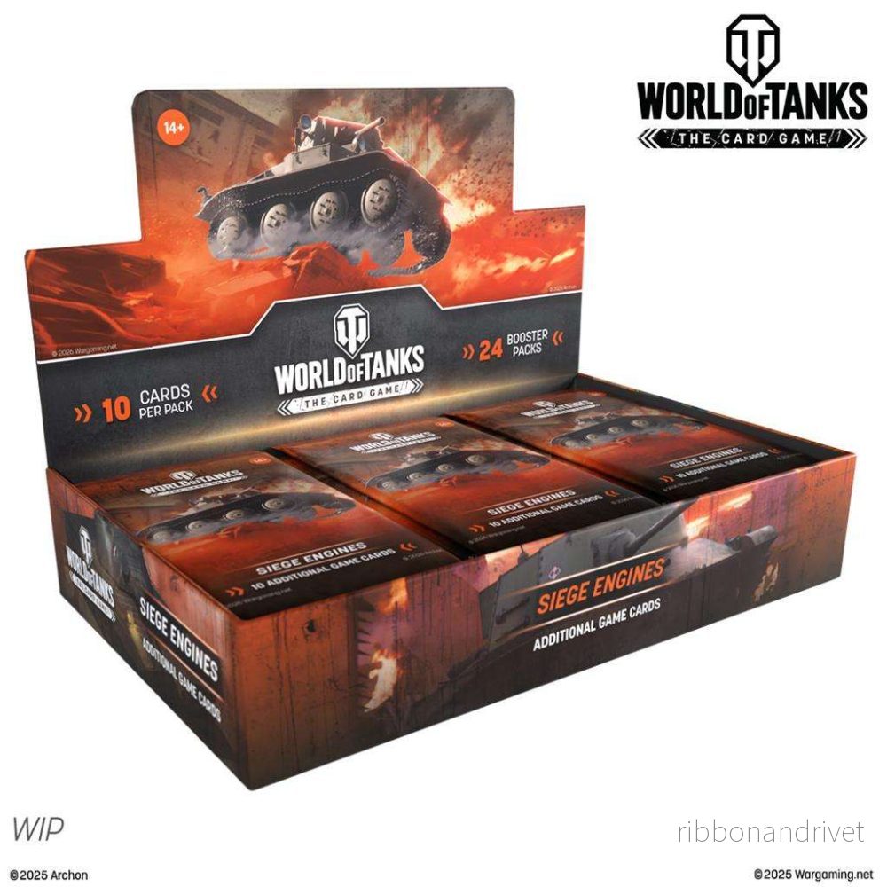 World of Tanks: The Card Game Booster Display: Siege Engines (24 boosters) – EN World of Tanks: The Card Game Booster Display: Siege Engines (24 boosters) – EN
