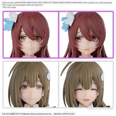 30MS OPTION HAIR STYLE & FACE PARTS SET - Bild 2