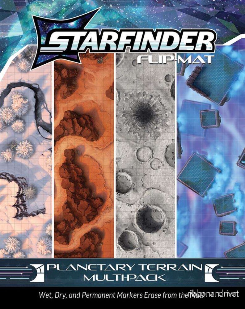 Starfinder Flip-Mat: Planetary Terrain Multi-Pack Starfinder Flip-Mat: Planetary Terrain Multi-Pack
