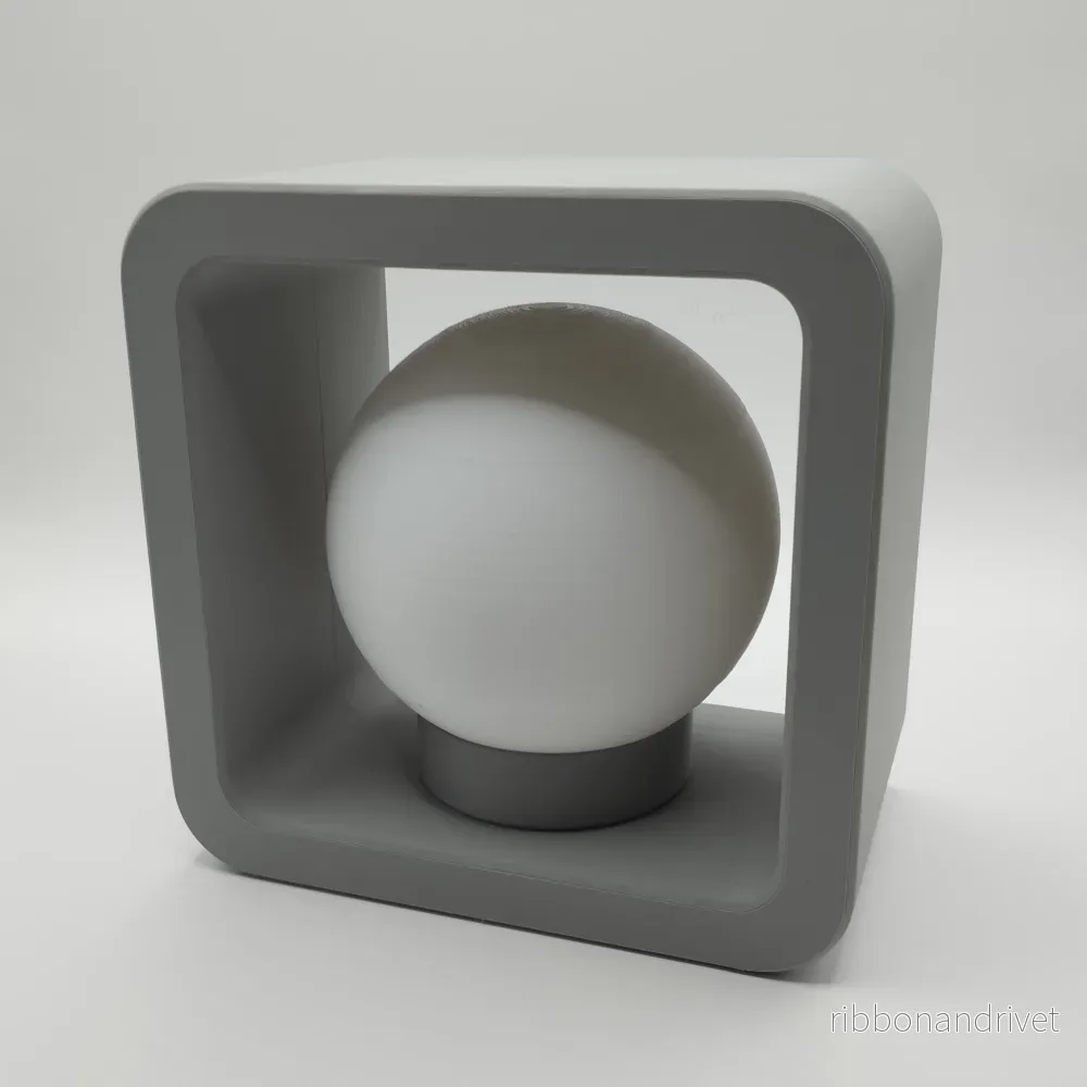 Modern Inramad Bollampa för LED-lampset
