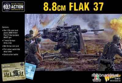 Bolt Action - Flak 37 8.8cm - Modellbyggsats - Bild 2