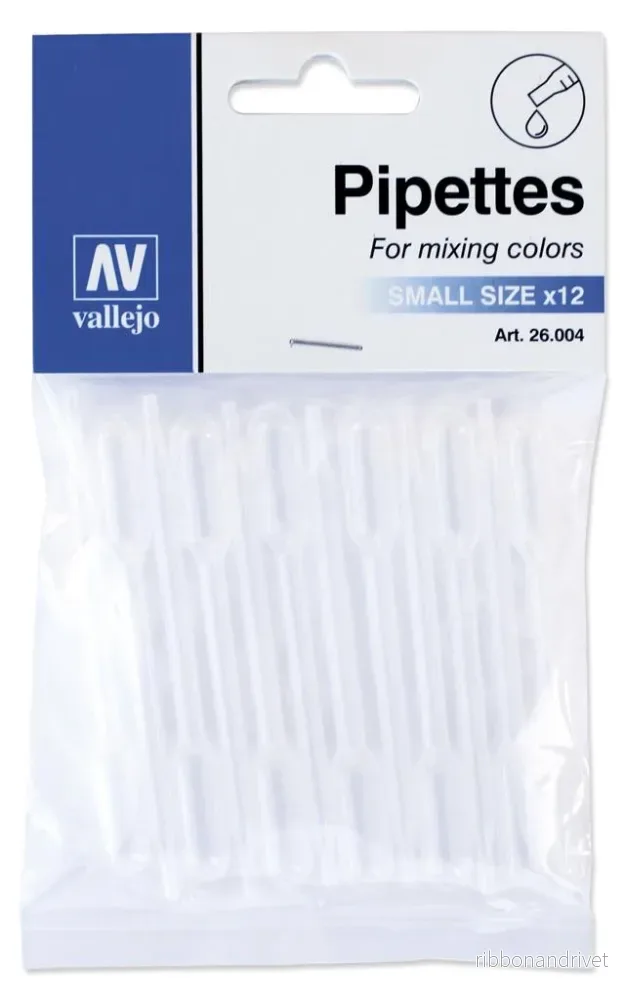 Vallejo Pipetter 12×1 ml – Små Tillbehör för Färgning Vallejo Pipetter 12×1 ml – Små Tillbehör för Färgning