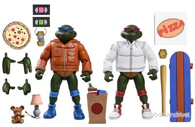 TMNT (Tecknad) - 7" Skala Action Figur - Punk Leo och Punk Raph 2 Pack - Bild 2
