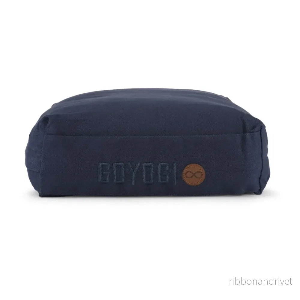 Calm Rektangulær Yoga Bolster - Dark Blue - Bild 2