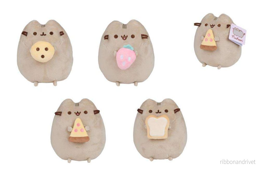 Pusheen – Mjukisdjur Snacking, 25 cm (display med 8)