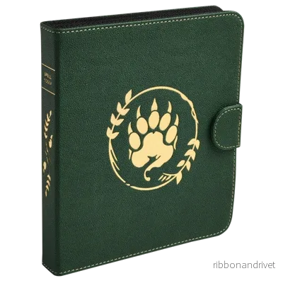 Spell Codex Portfolio - Forest Green