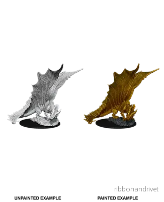 D&D Nolzur’s Marvelous Miniatures: Young Gold Dragon