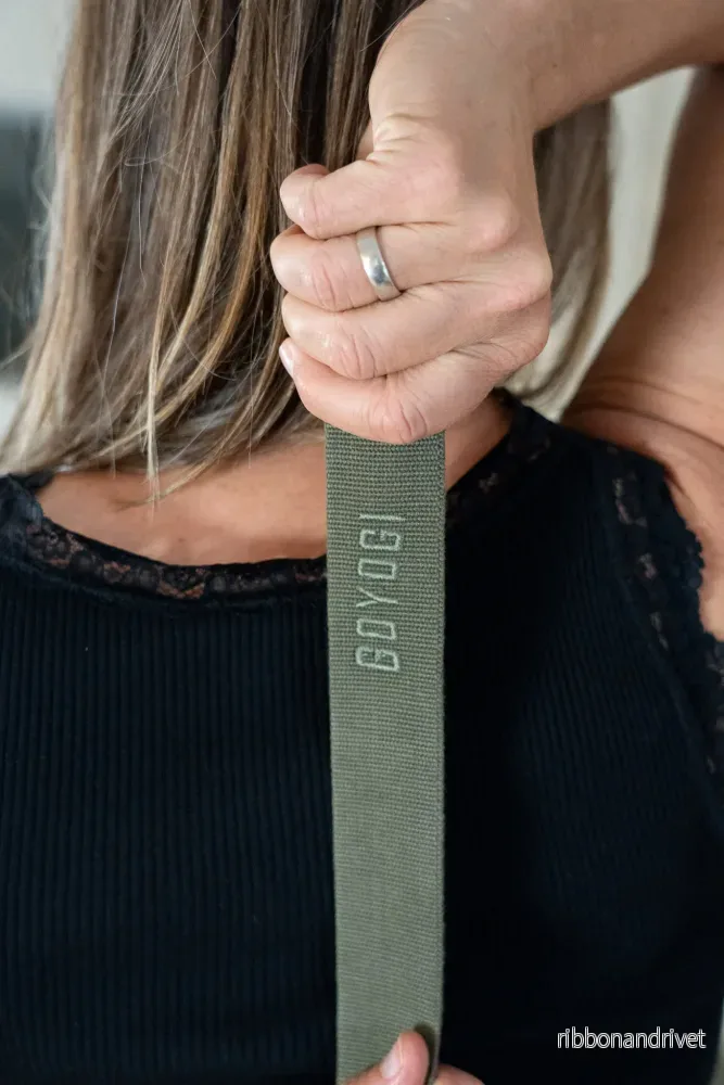 Calm Yoga Studio strap 280 cm - Dark Olive - Bild 2