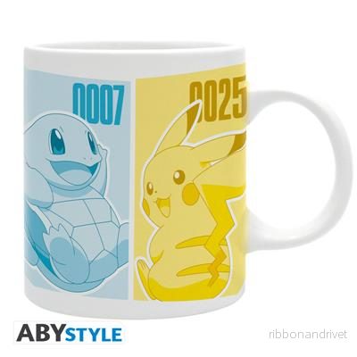 POKEMON – Mug – 320 ml – Pikachu & Kanto Starters – subli POKEMON – Mug – 320 ml – Pikachu & Kanto Starters – subli