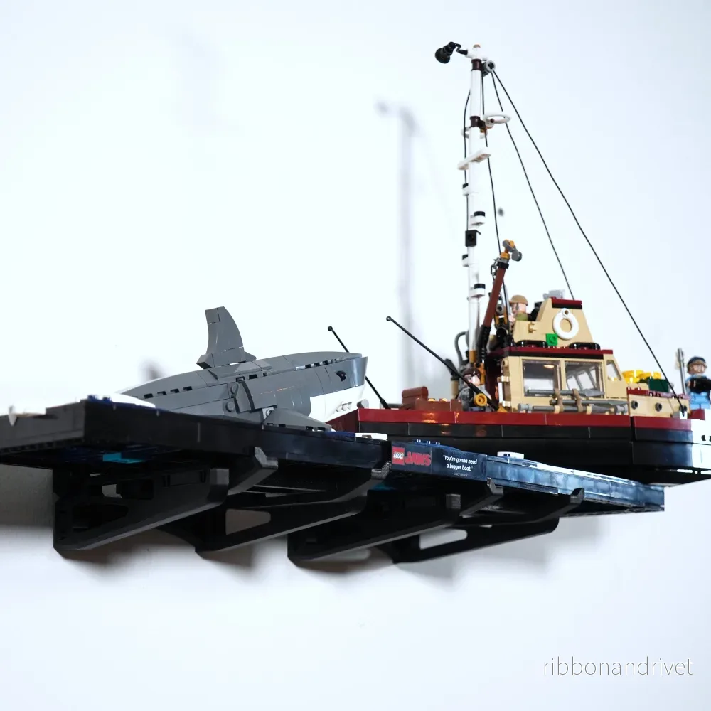 Väggfäste för LEGO Jaws 21350 Diorama - Bild 3