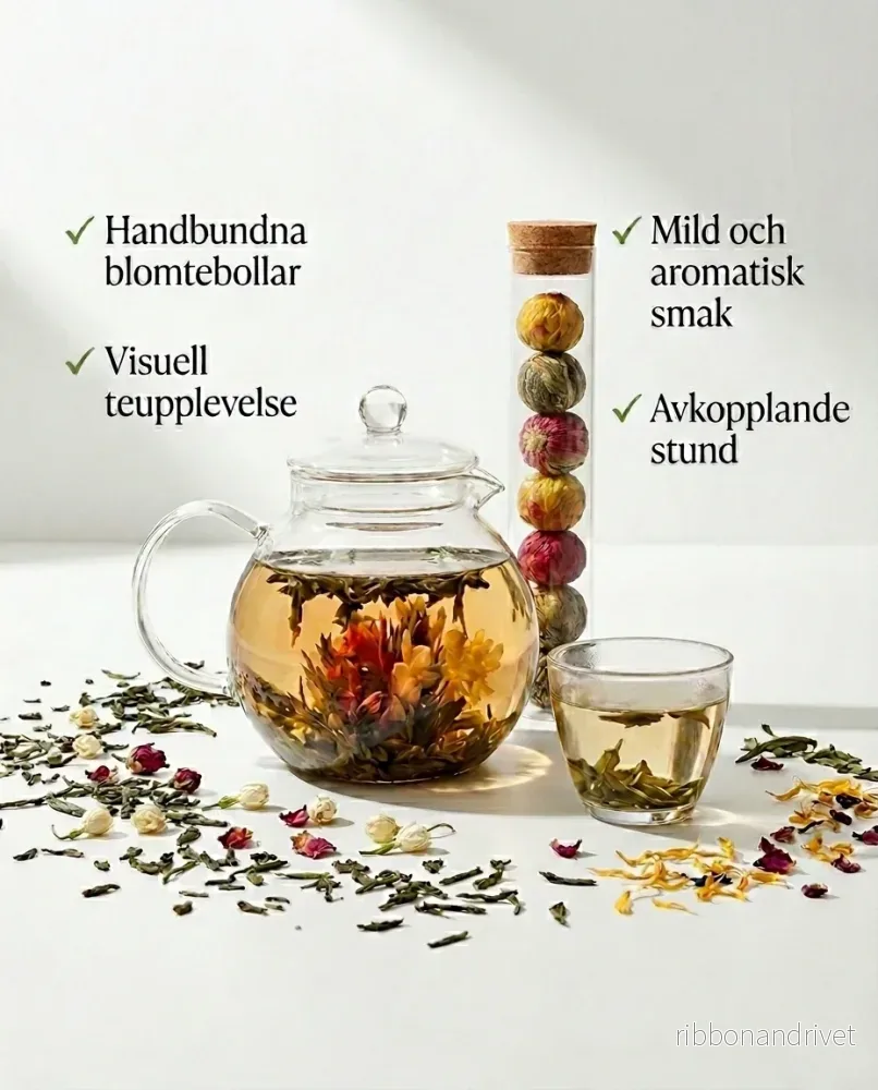 Floréa – Blommande Te (Glastub, 8 bollar) Floréa – Blommande Te (Glastub, 8 bollar)