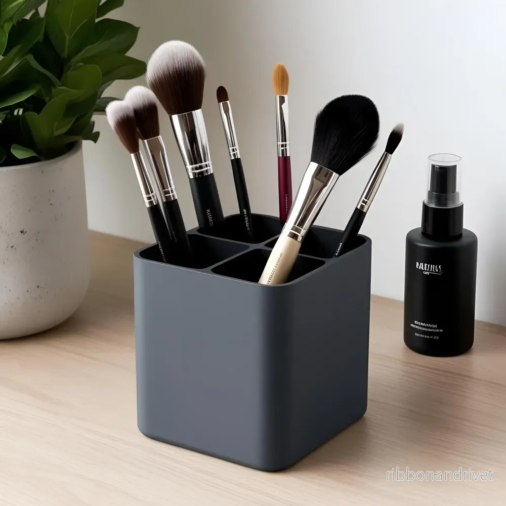 Bordsställ för förvaring av makeupborstar Bordsställ för förvaring av makeupborstar