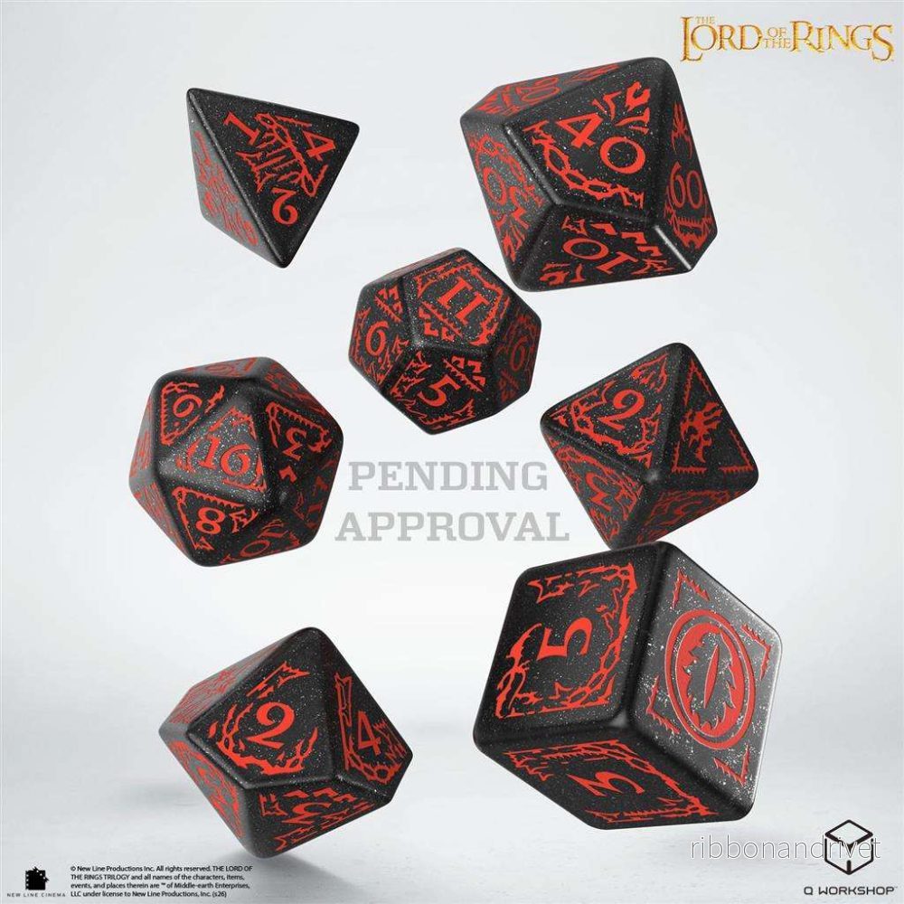 The Lord of the Rings: Mordor Dice Set The Lord of the Rings: Mordor Dice Set
