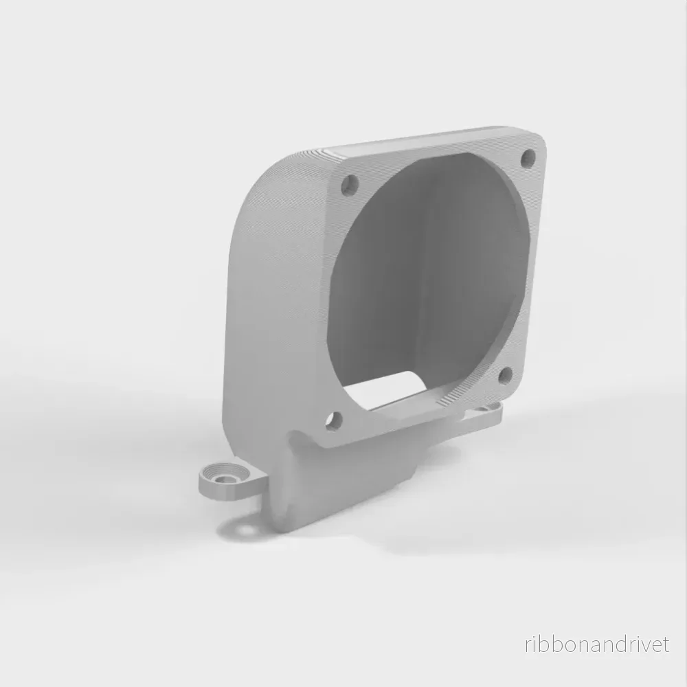 Sekundär ventilationskanal för Raspberry Pi Ice Tower Cooler
