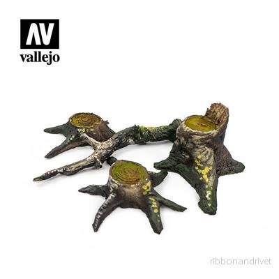 Vallejo Scenics - Stumps with Roots