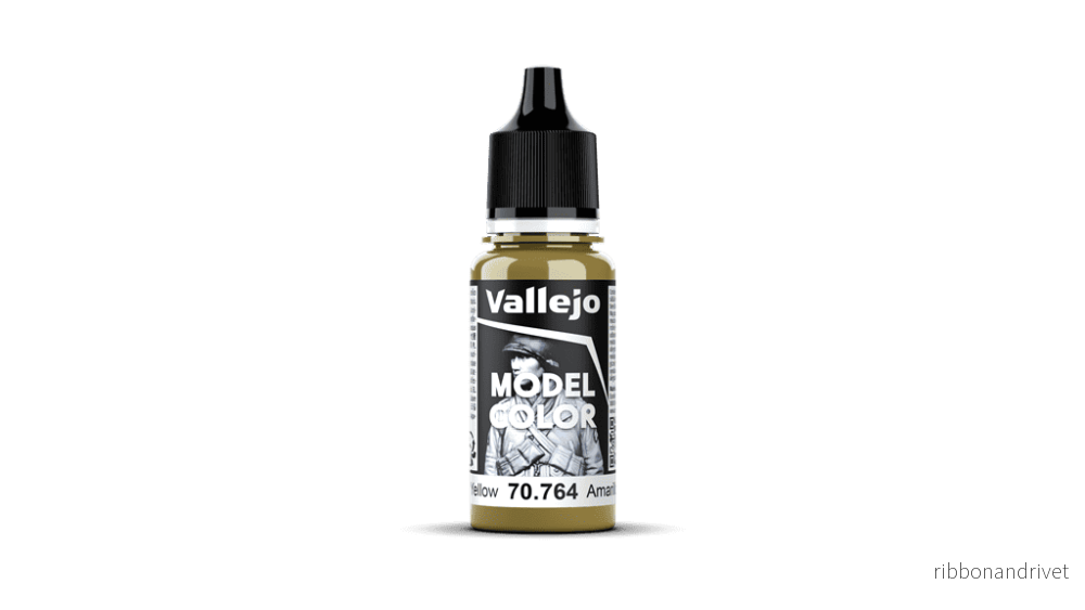 Vallejo Model Color Matt 125 - Militärgul 18 ml