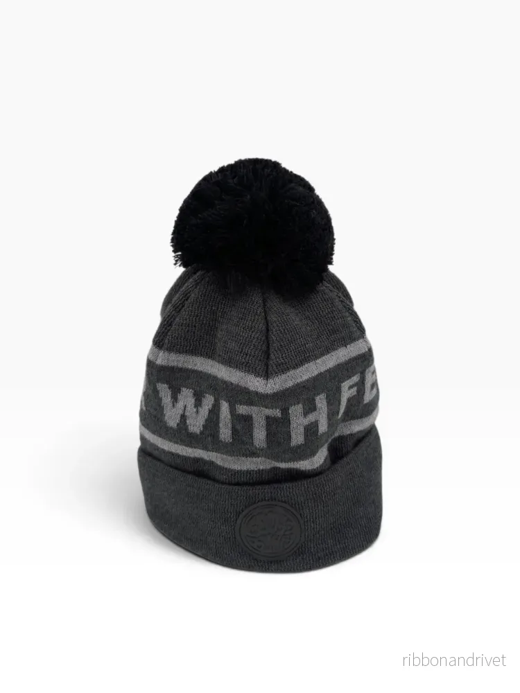 Gåshud Goosebumps Classic PomPom Beanie – Grey/Light Grey