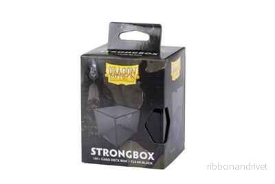 Dragon Shield Strongbox – Klar Svart Låda för Korthantering Dragon Shield Strongbox – Klar Svart Låda för Korthantering