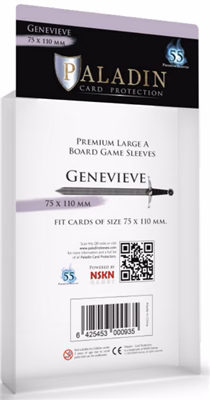 Paladin Sleeves – Genevieve Premium Large A 75x110mm (55 Sleeves) Paladin Sleeves – Genevieve Premium Large A 75x110mm (55 Sleeves)