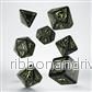 Elvish Black & Glow-in-the-Dark Dice Set (7) - Bild 2