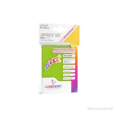 Gamegenic – PRIME Japanska Storlekar Fodral Lime (60 Fodral) Gamegenic – PRIME Japanska Storlekar Fodral Lime (60 Fodral)