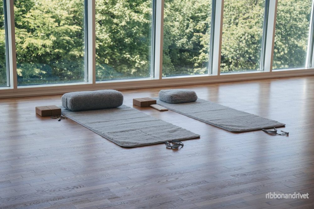 Release Wool Yoga Mat 90 x 200 cm - Light Grey - Bild 2