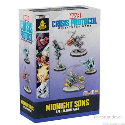 Marvel Crisis Protocol – Midnight Sons Affiliation Pack Marvel Crisis Protocol – Midnight Sons Affiliation Pack