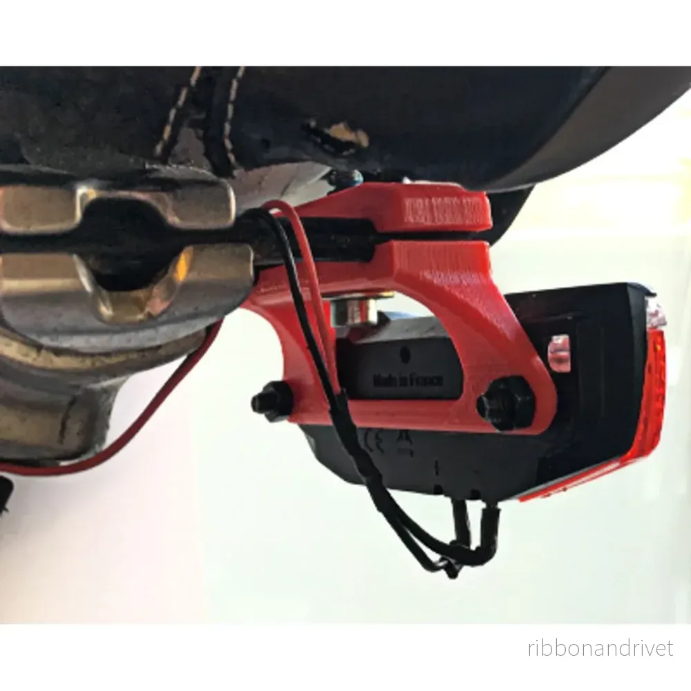 Monteringsbeslag för cykelbaklykta under sadeln - Bild 3