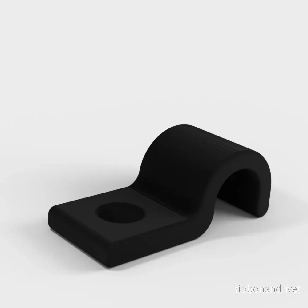 Koaxialkabelhållarklämma