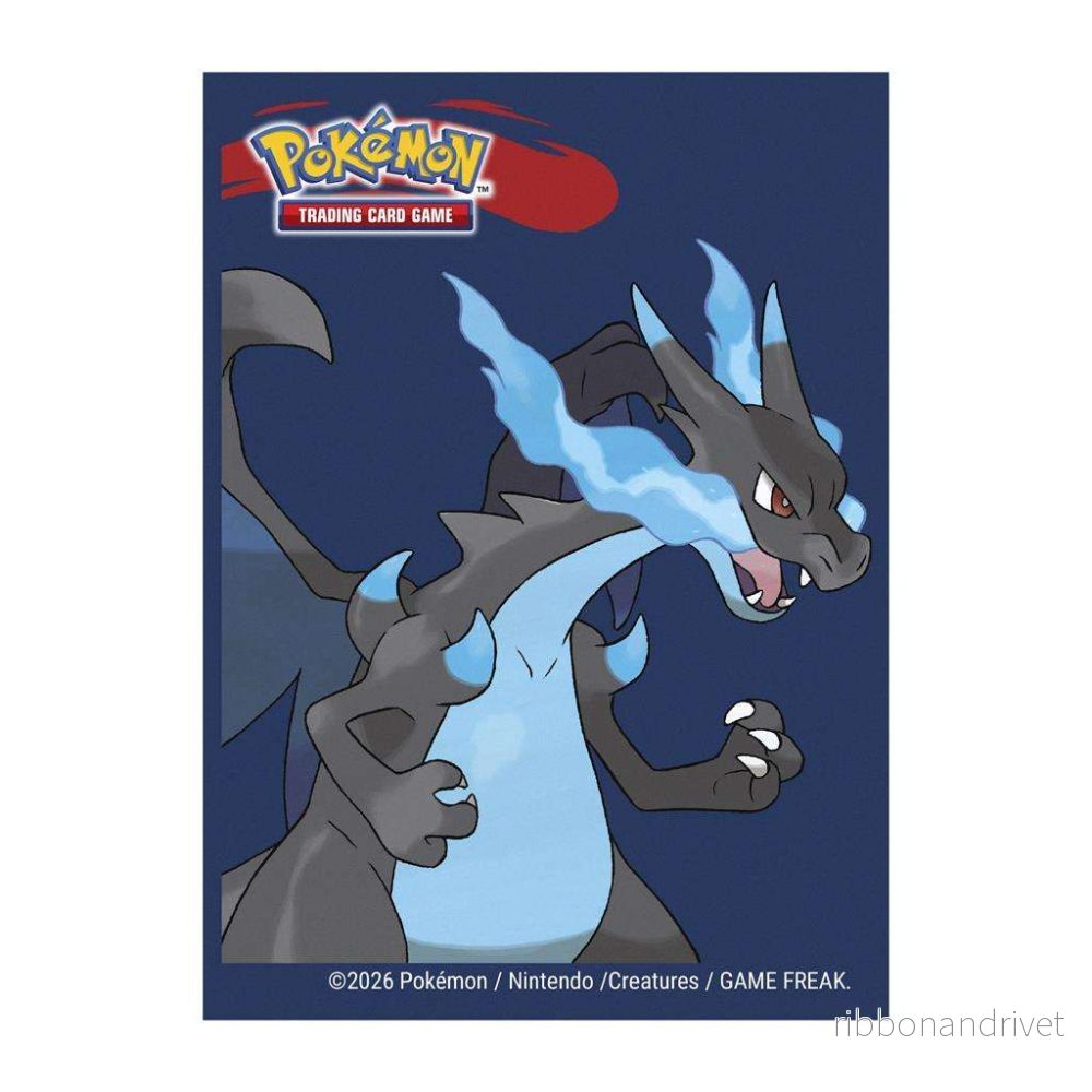 Ultra PRO Mega Charizard X 65ct Deck Protector Sleeves för Pokémon Trading Card Game Ultra PRO Mega Charizard X 65ct Deck Protector Sleeves för Pokémon Trading Card Game