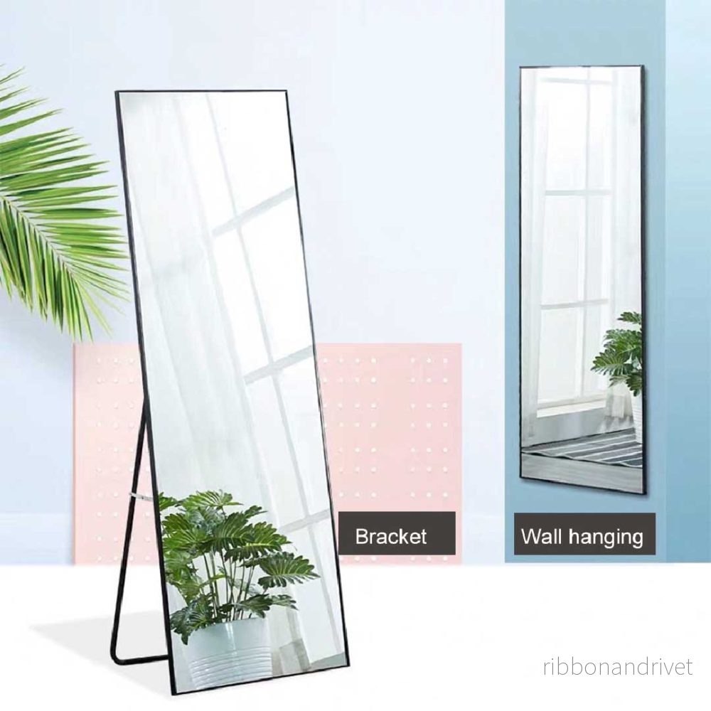 Yelenaro Golvspegel 150×40 cm – Rektangulär spegel med metallram - Bild 3