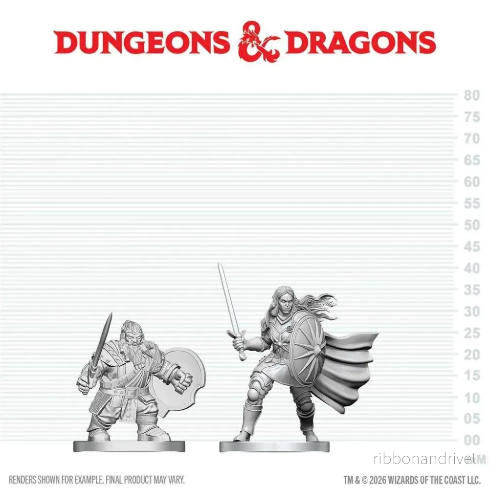 D&D Nolzur’s Marvelous Miniatures: Dwarf Fighter & Orc Paladin – EN D&D Nolzur’s Marvelous Miniatures: Dwarf Fighter & Orc Paladin – EN