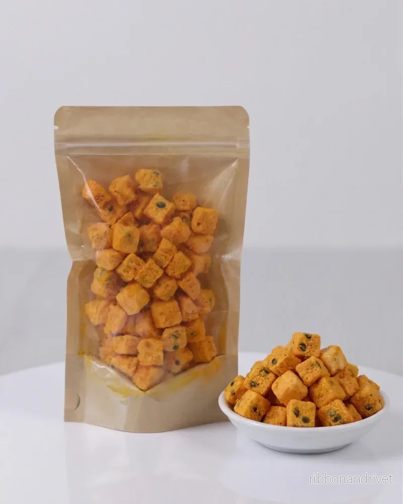 Frystorkad Passionsfrukt med Honung – 55g Frystorkad Passionsfrukt med Honung – 55g