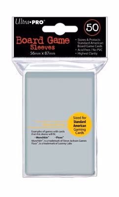 UP Brädspel Sleeves – American Standard 56x87mm (50 Sleeves)