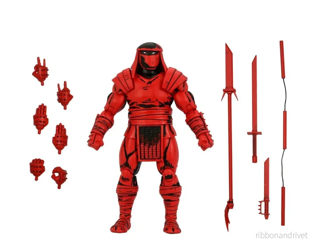 TMNT (Mirage Comics) – 7″ Skala Action Figur – Röd och Svart Foot Enforcer TMNT (Mirage Comics) – 7″ Skala Action Figur – Röd och Svart Foot Enforcer